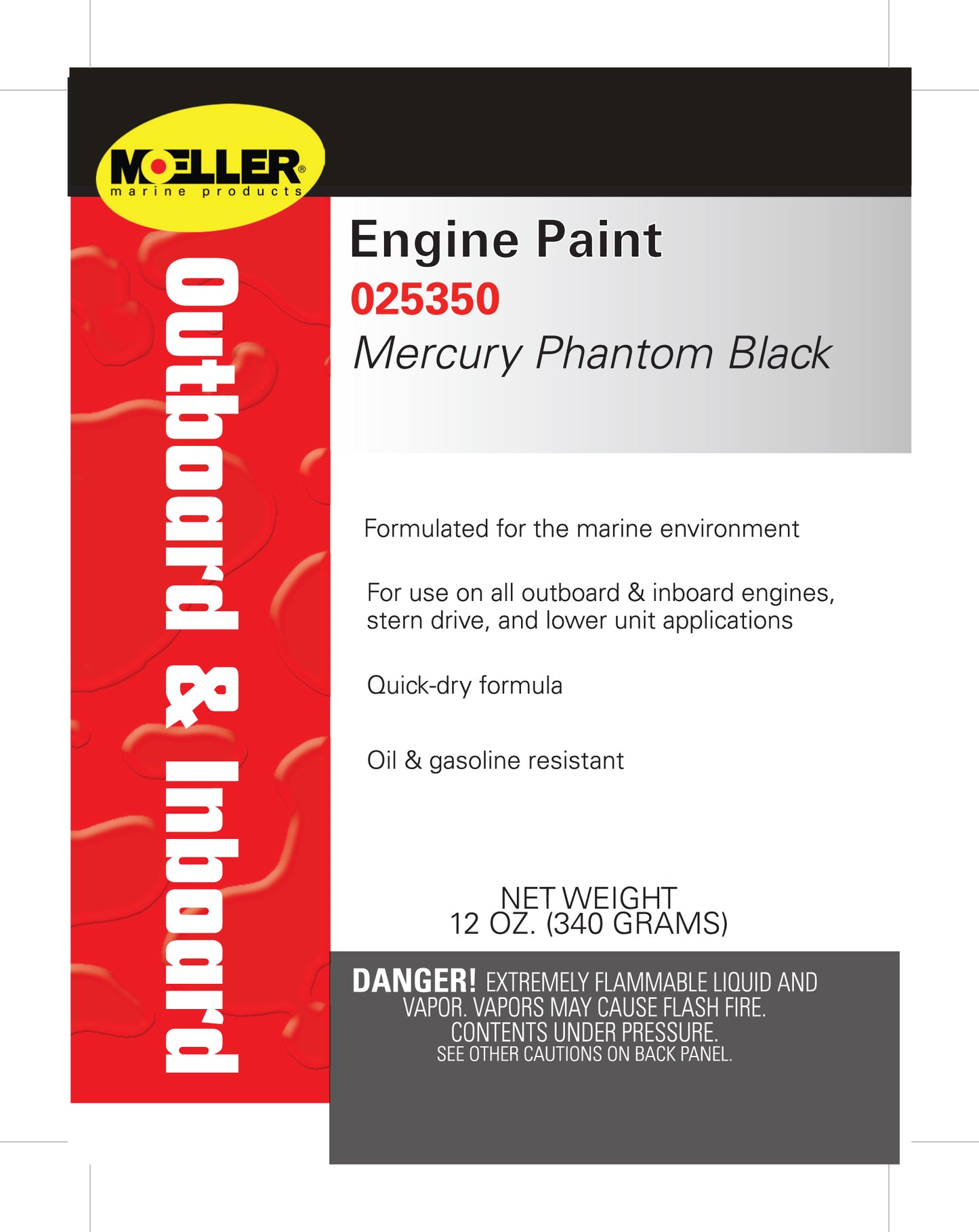 Moeller Engine Paint - Mercury