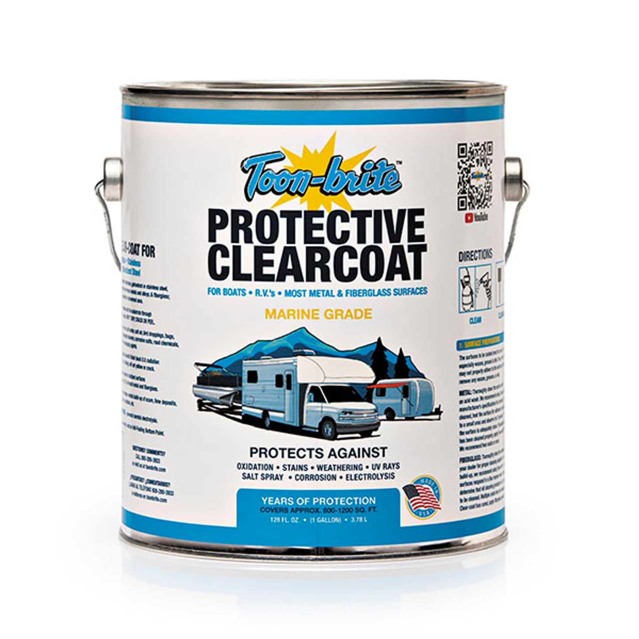 Vernis protecteur transparent Toon-Brite pour bateaux