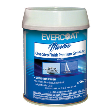 One Step Finish Gel Coat - White
