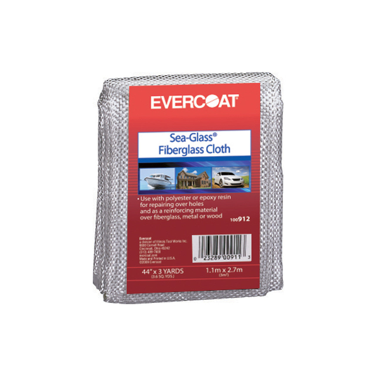 Tissu en fibre de verre Sea-Glass 6 oz, largeur 44 po