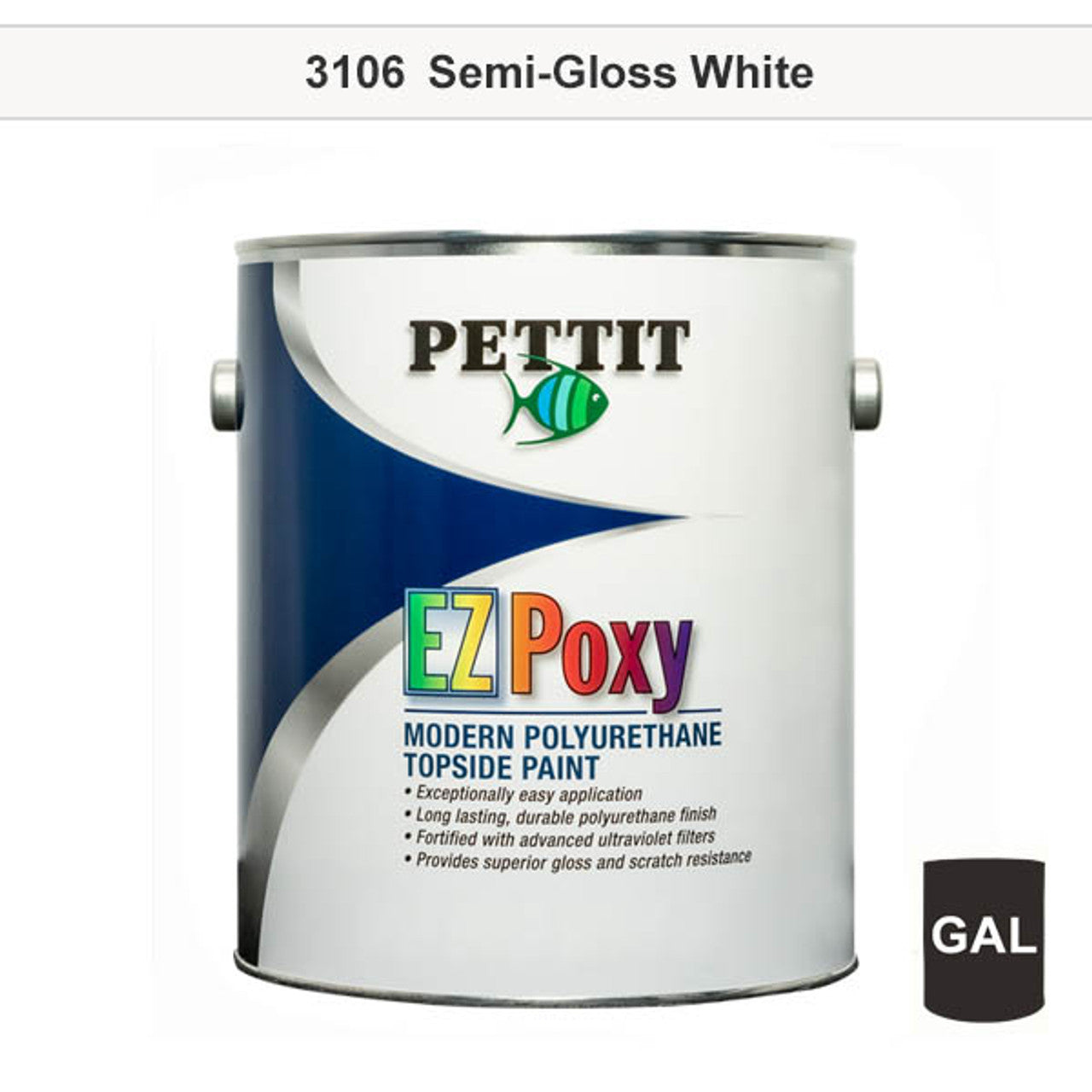 Peinture marine haute brillance Pettit Easypoxy pour toits de bateaux