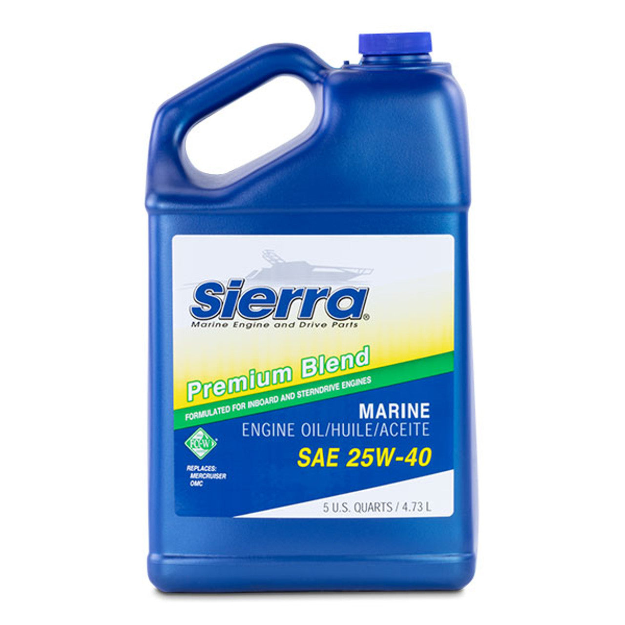 Huile marine conventionnelle Sierra 25W-40 4 temps