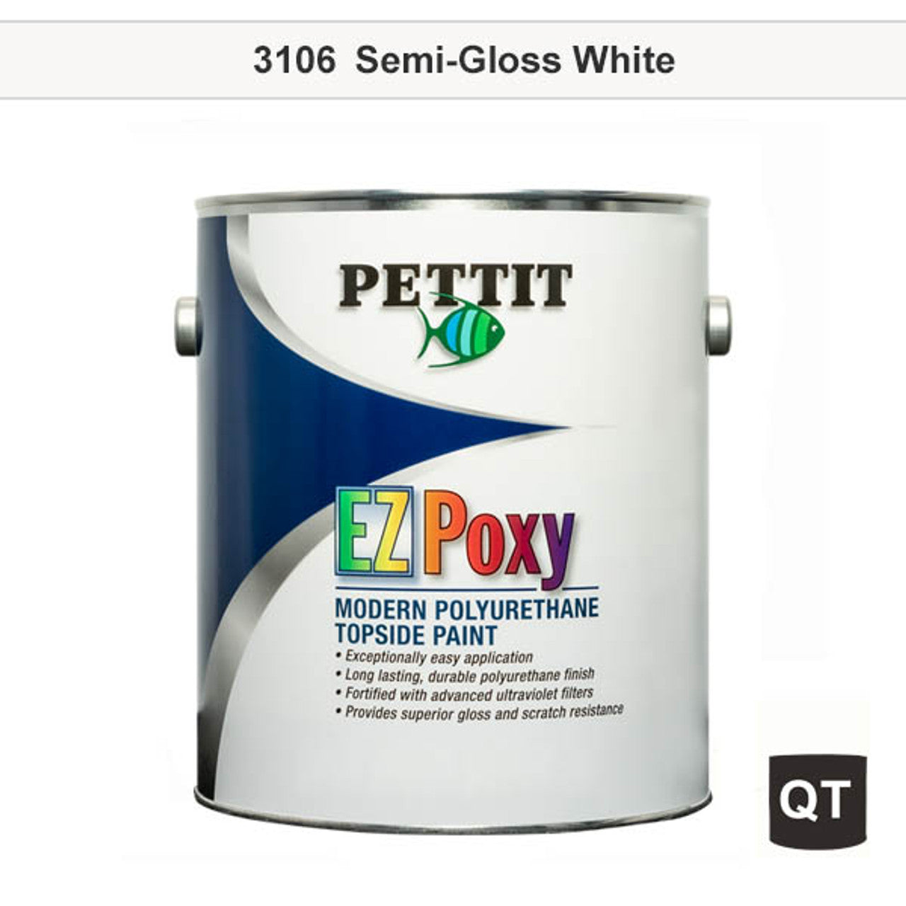 Peinture marine haute brillance Pettit Easypoxy pour toits de bateaux