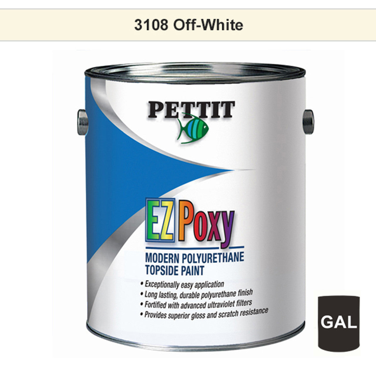 Peinture marine haute brillance Pettit Easypoxy pour toits de bateaux
