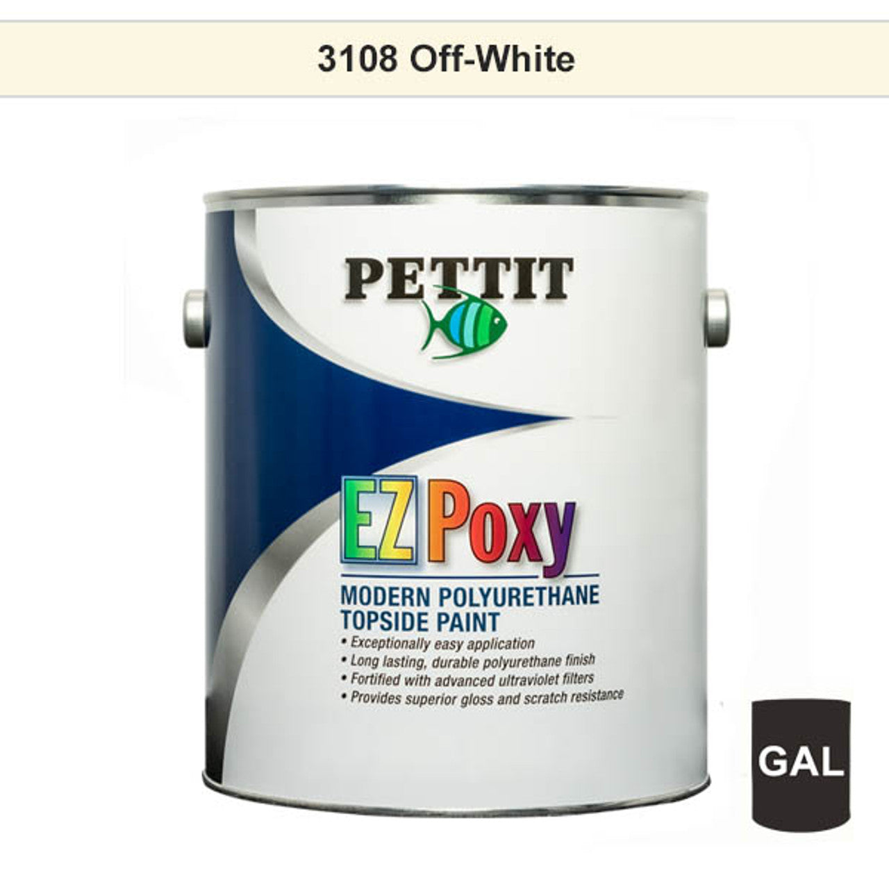 Peinture marine haute brillance Pettit Easypoxy pour toits de bateaux