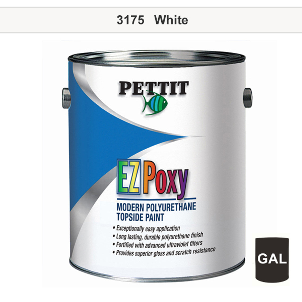 Peinture marine haute brillance Pettit Easypoxy pour toits de bateaux