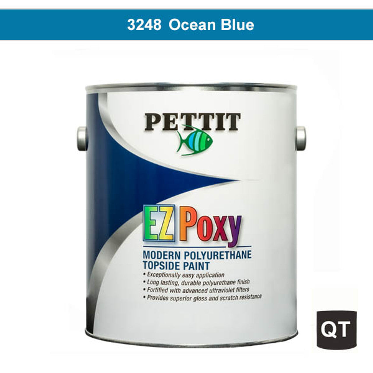 Peinture marine haute brillance Pettit Easypoxy pour toits de bateaux