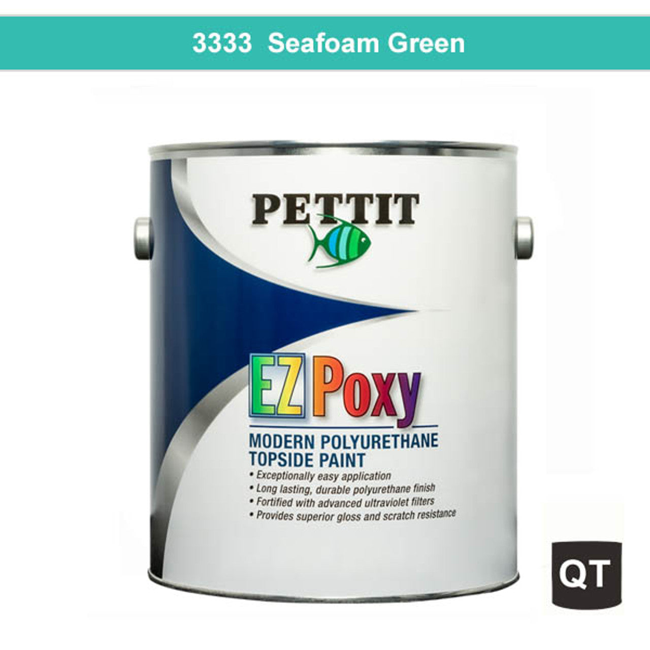 Peinture marine haute brillance Pettit Easypoxy pour toits de bateaux