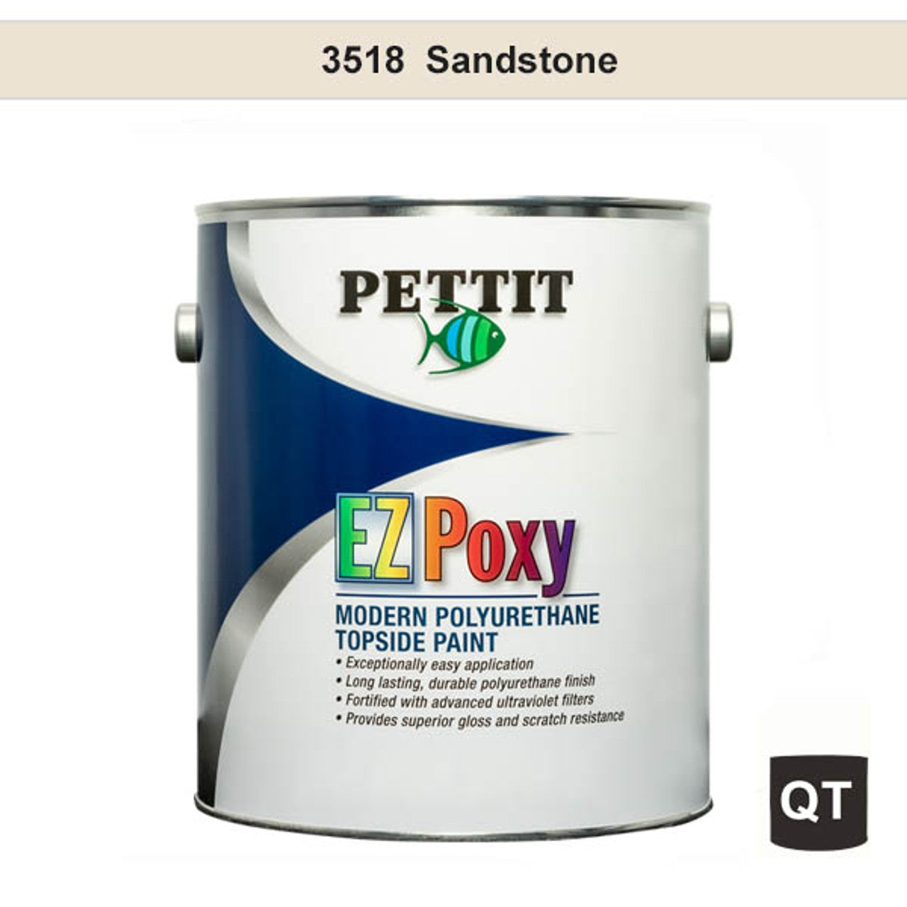 Peinture marine haute brillance Pettit Easypoxy pour toits de bateaux