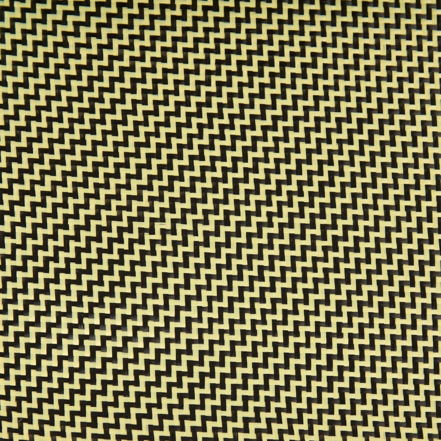 5.8oz Carbon/Kevlar Hybrid Fabric 2×2 Dual Twill Weave (Black/Yellow) - 1st Quality