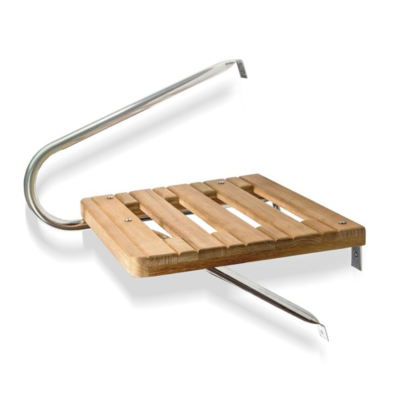 Whitecap Outboard Teak Swim Platform - No Ladder