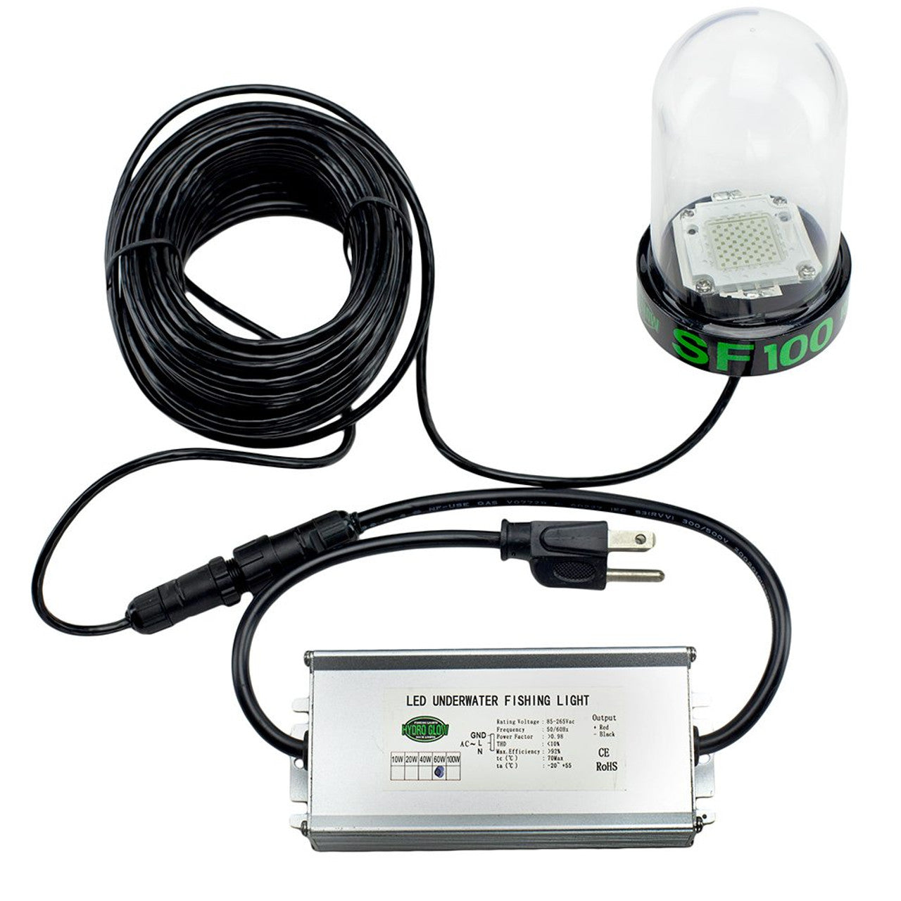 Hydro Glow SF100B 100W Underwater Dock Light - Blue Anchored