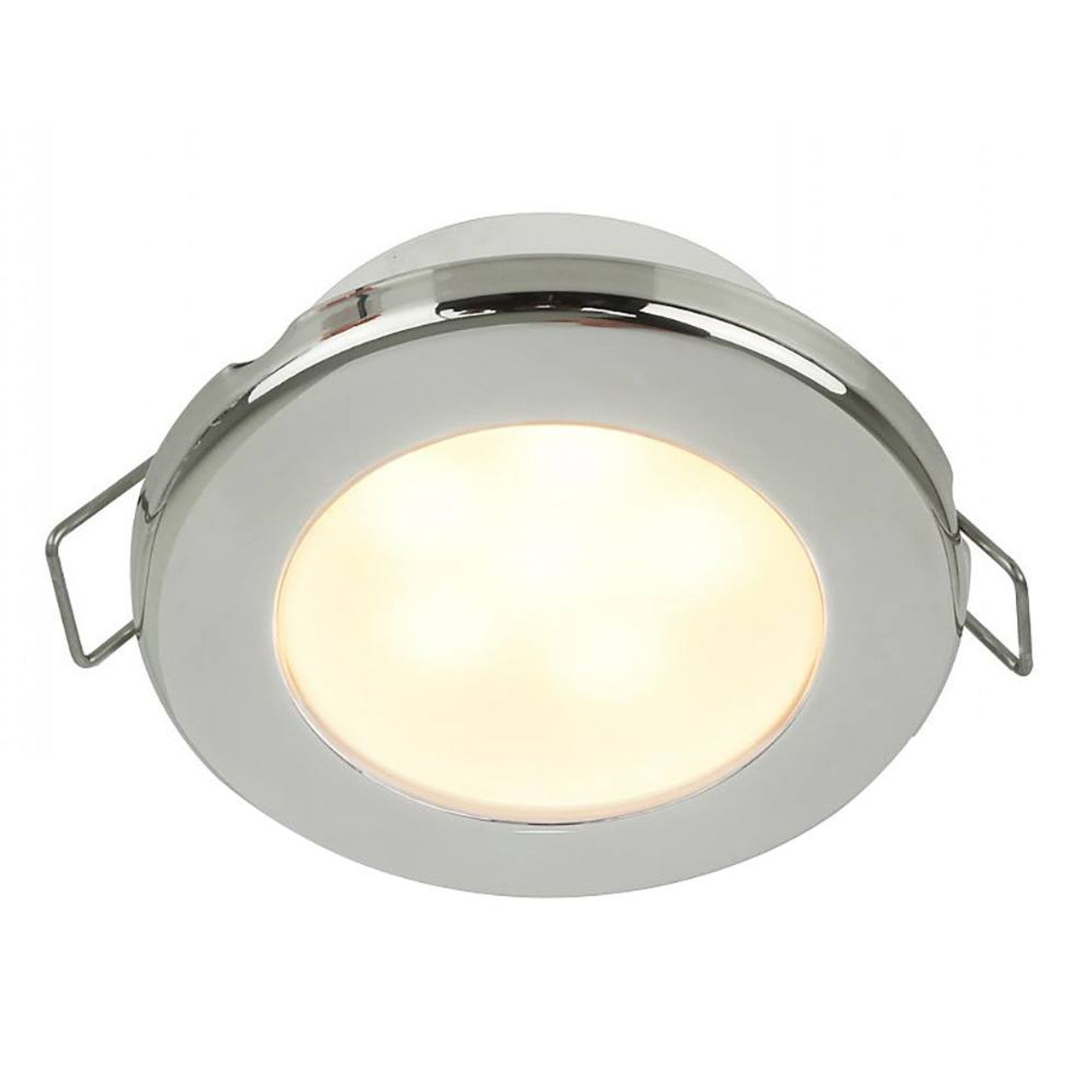 Hella Marine EuroLED 75 SS 3" Round Spring Mount Light -Warm White LED