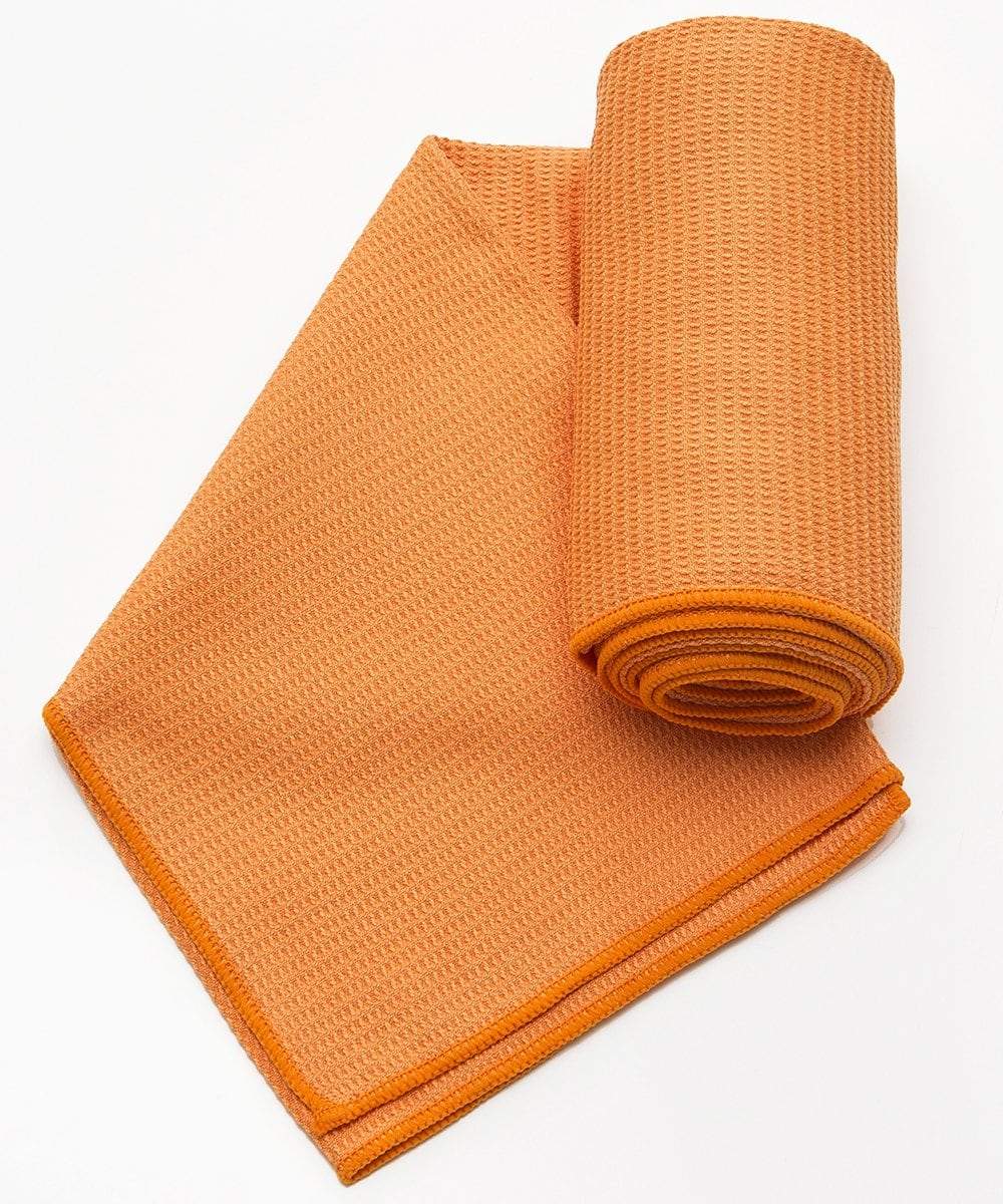 Serviette de yoga chaude en silicone gaufré