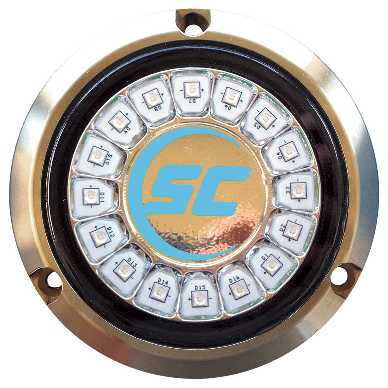 Shadow-Caster SCR-16-BB-BZ-10 Bimini Blue Underwater LED Light
