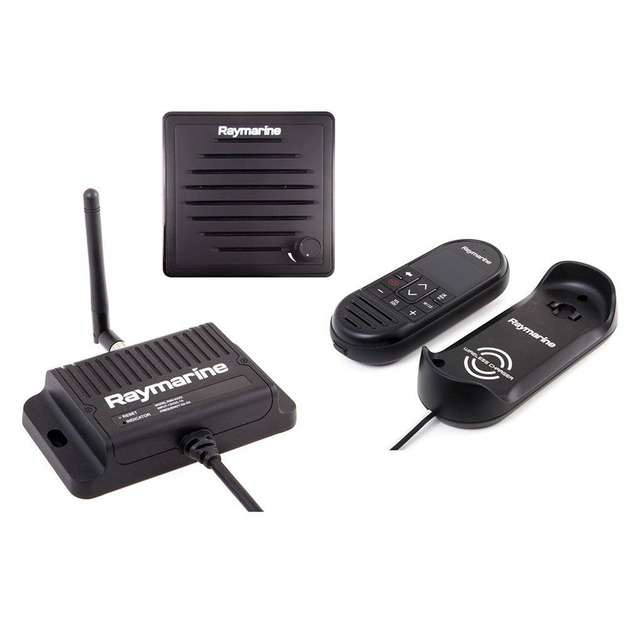 Raymarine T70433 Ray90 Wireless Second Station Kit with Passive Speaker, Wireless Handset Wireless Hub