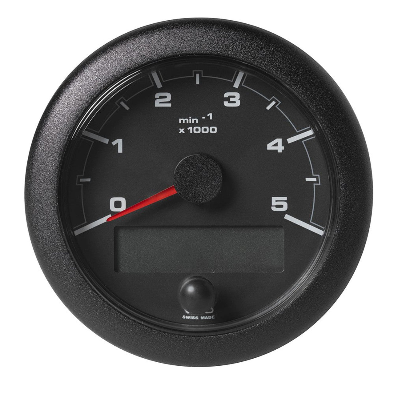 VDO A2C1065720001 3-3/8" (85mm) OceanLink NMEA 2000 Tach - 5000 RPM - Black Dial Bezel