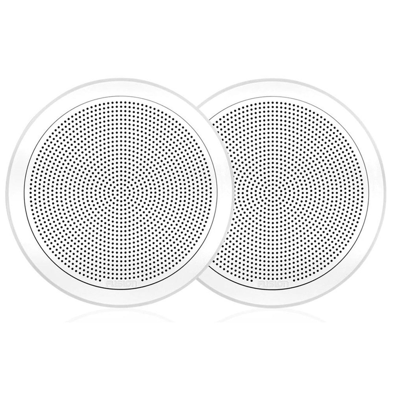 Fusion 010-02300-00 FM-F77RW FM Series 7.7" Flush Mount Round Marine Speakers - White Grill - 200W