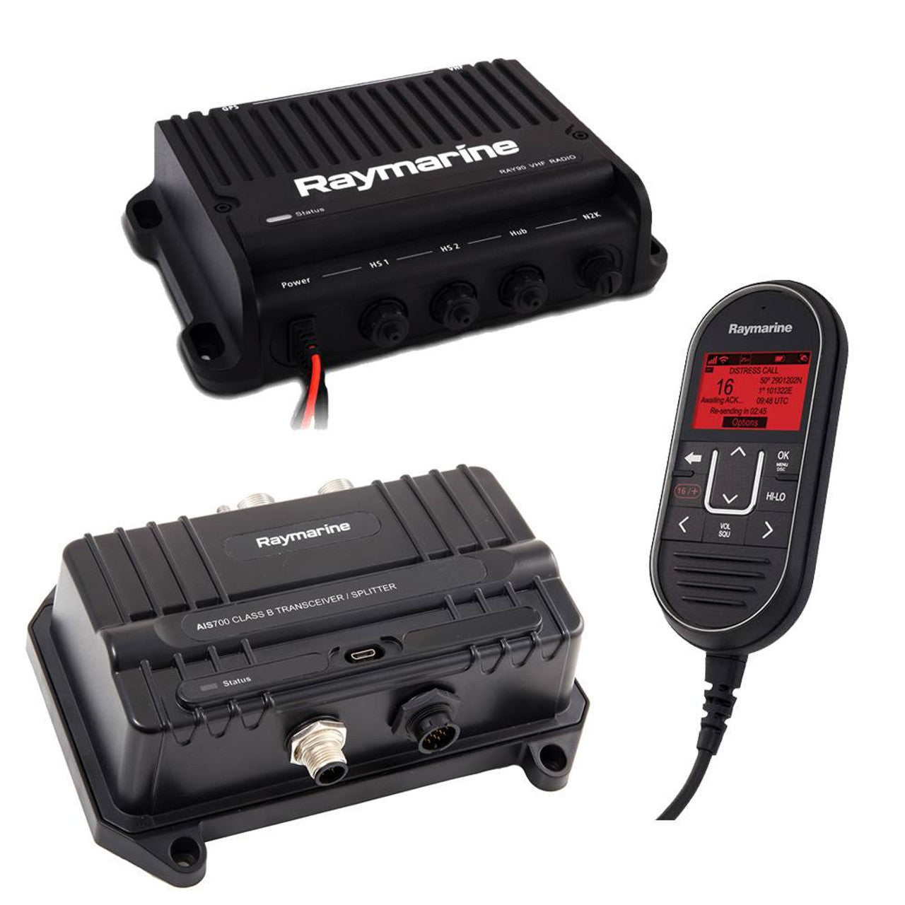 Raymarine T70424 Ray90 VHF Radio AIS700 Bundle