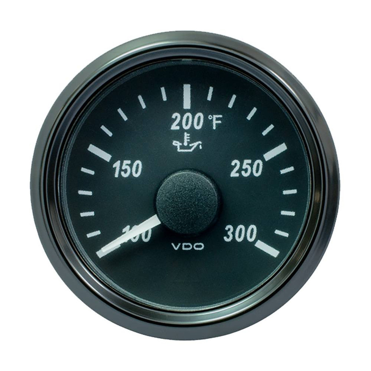 VDO A2C3833410030 SingleViu 52mm (2-1/16") Oil Temp. Gauge - 300 F - 322-18 Ohm