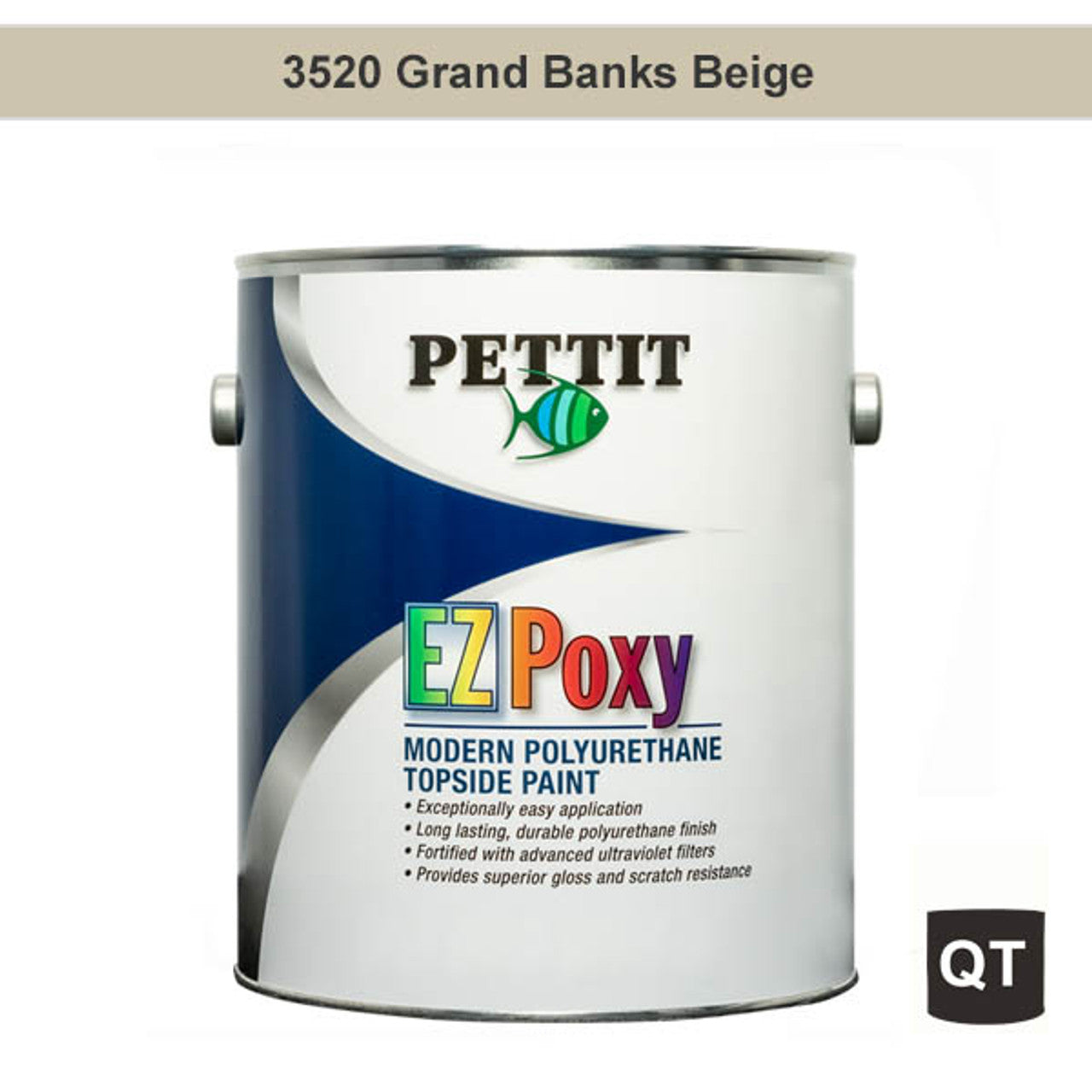 Peinture marine haute brillance Pettit Easypoxy pour toits de bateaux