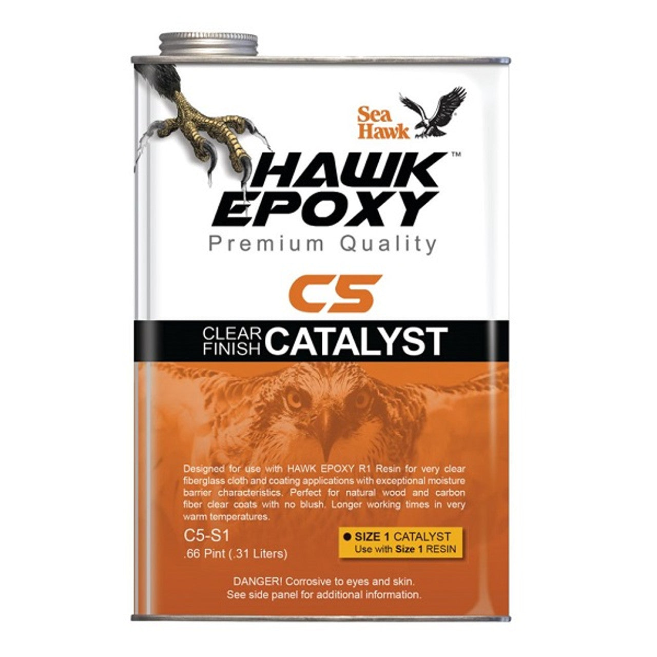 Catalyseur de finition transparente Hawk Epoxy C5