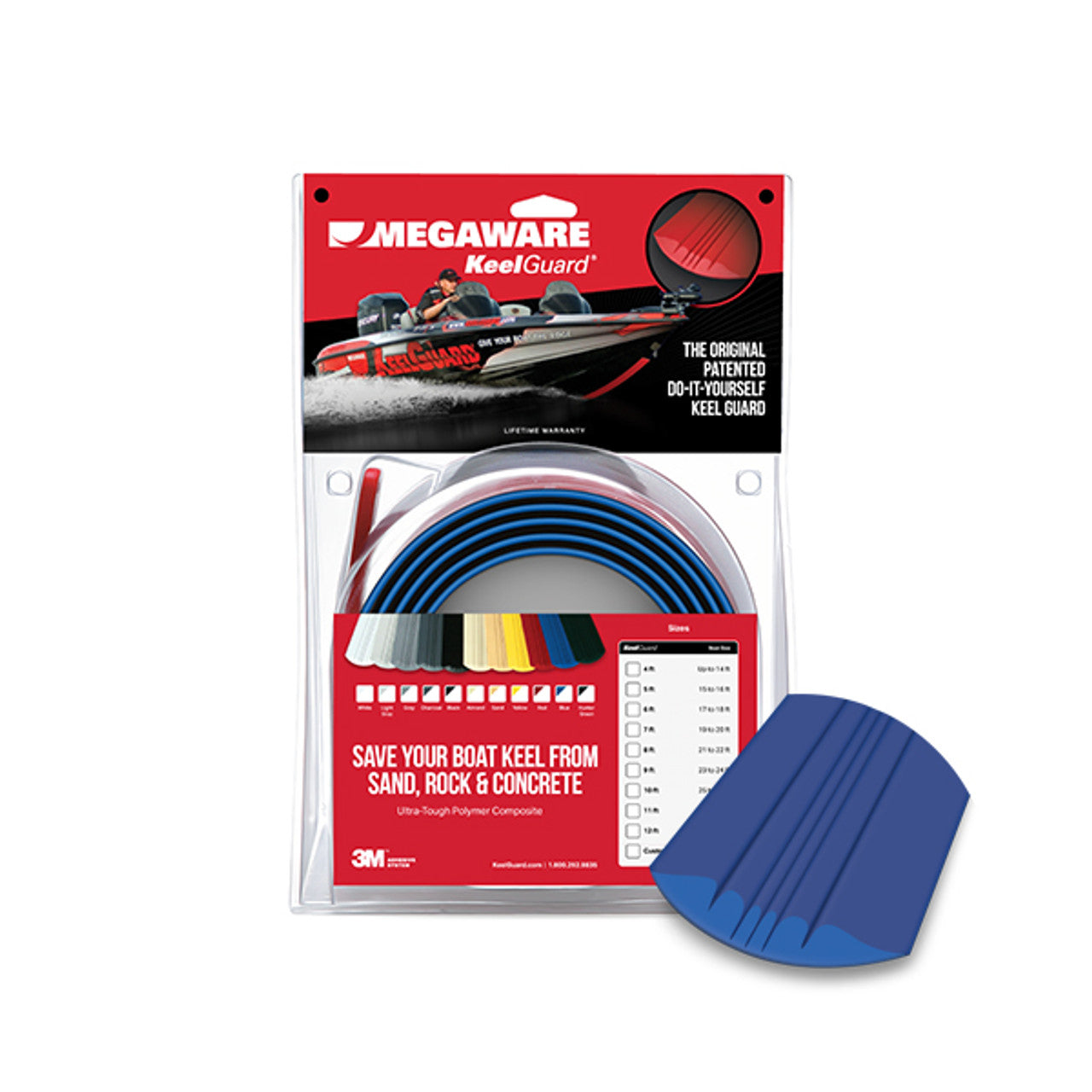 Protecteur de quille en polymère auto-adhésif Keel Guard