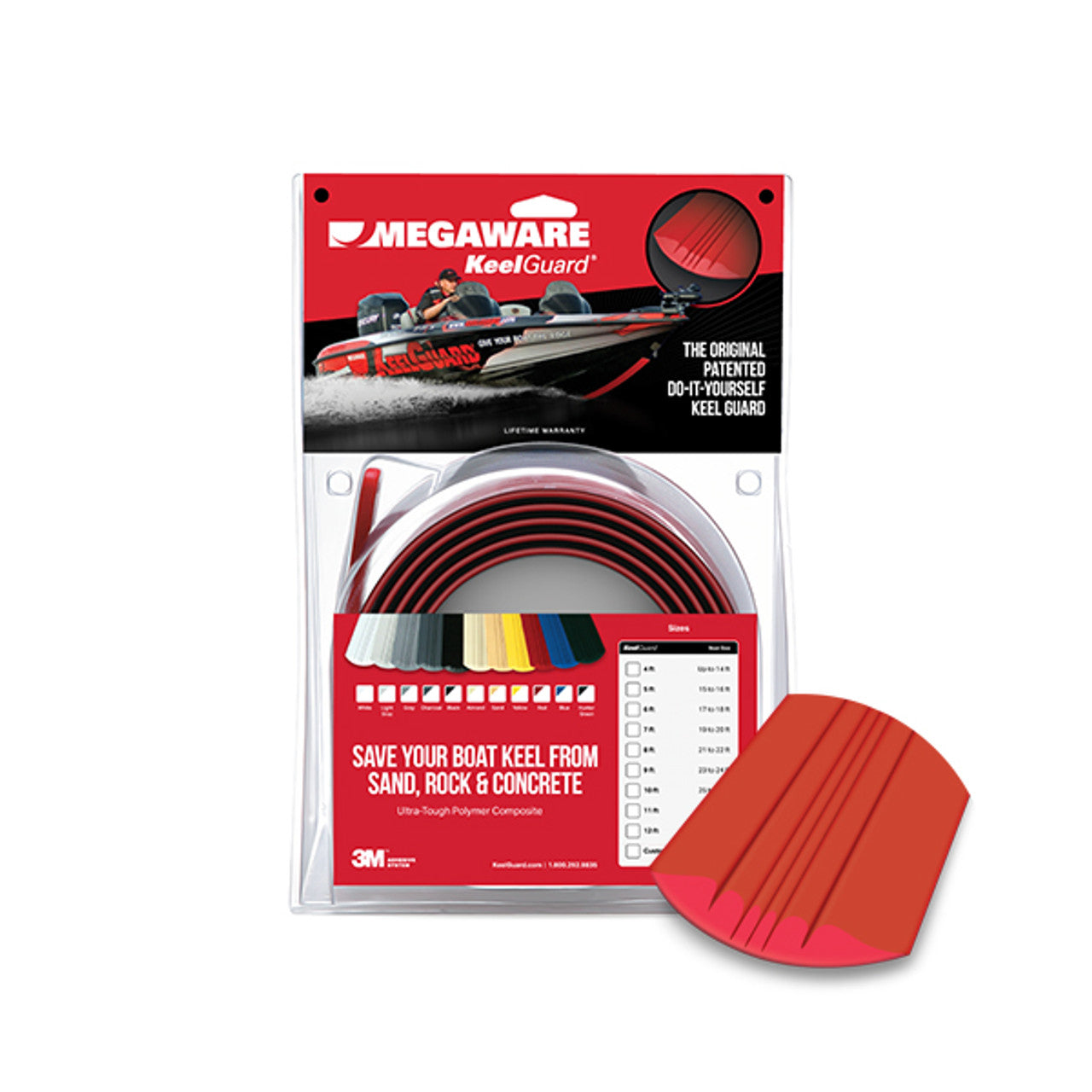 Protecteur de quille en polymère auto-adhésif Keel Guard