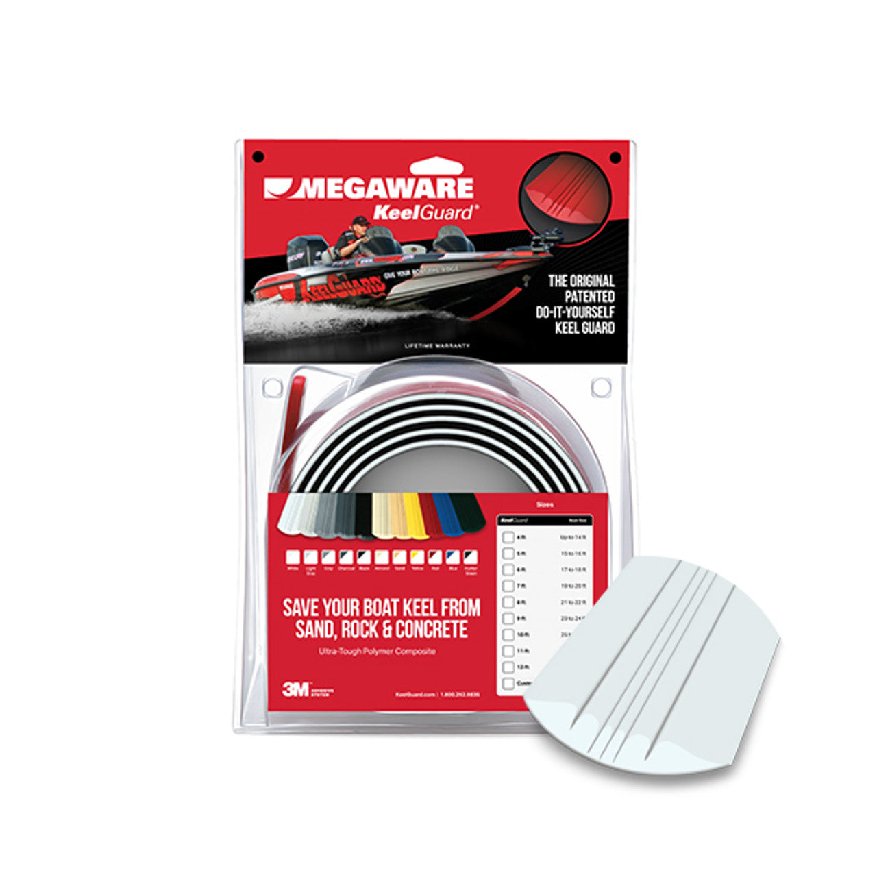Protecteur de quille en polymère auto-adhésif Keel Guard