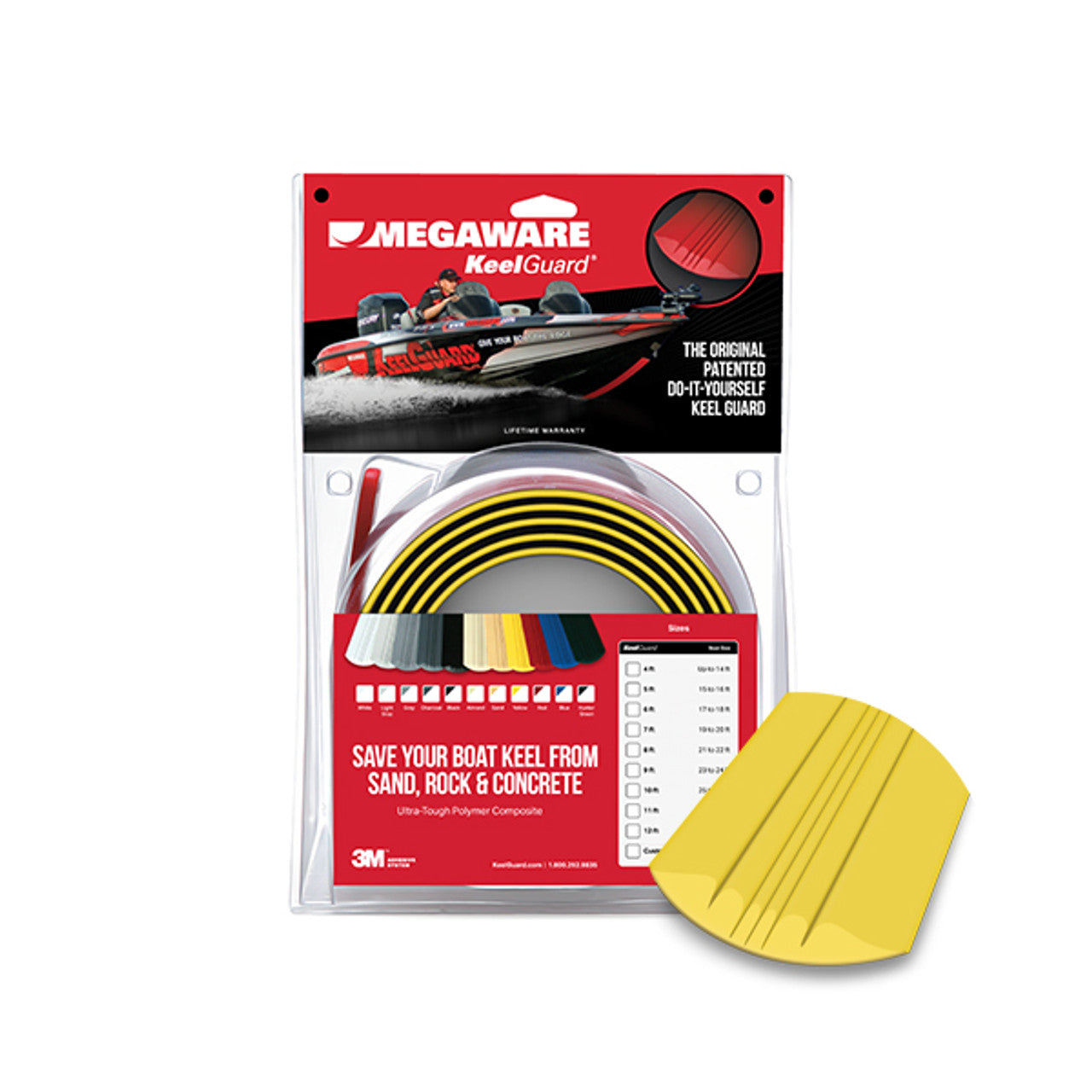 Protecteur de quille en polymère auto-adhésif Keel Guard