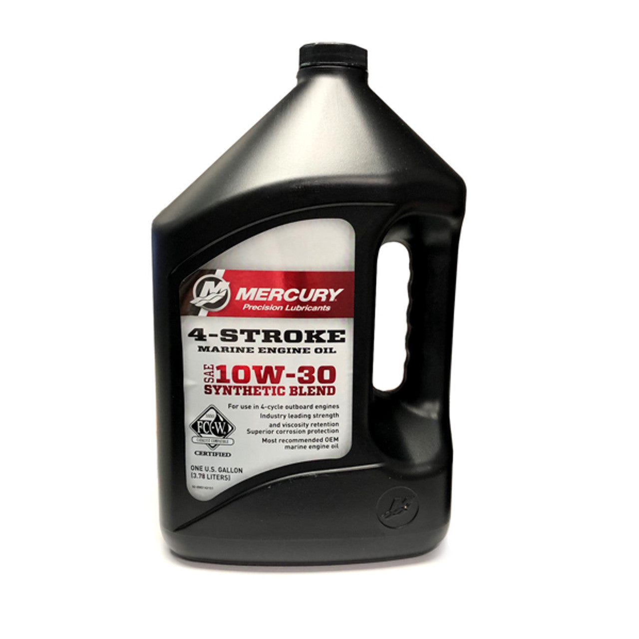 Huile marine synthétique Mercury-Mercruiser 10W-30 pour moteurs 4 temps