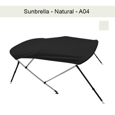 Sunbrella Boat Bimini Top 5'L x 32"H x 61"-66"W - image 4