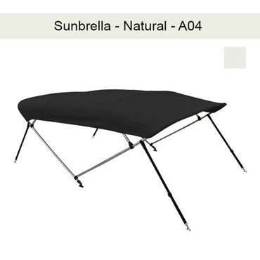 Sunbrella Boat Bimini Top 8'L x 54"H x 91"-96"W - image 4