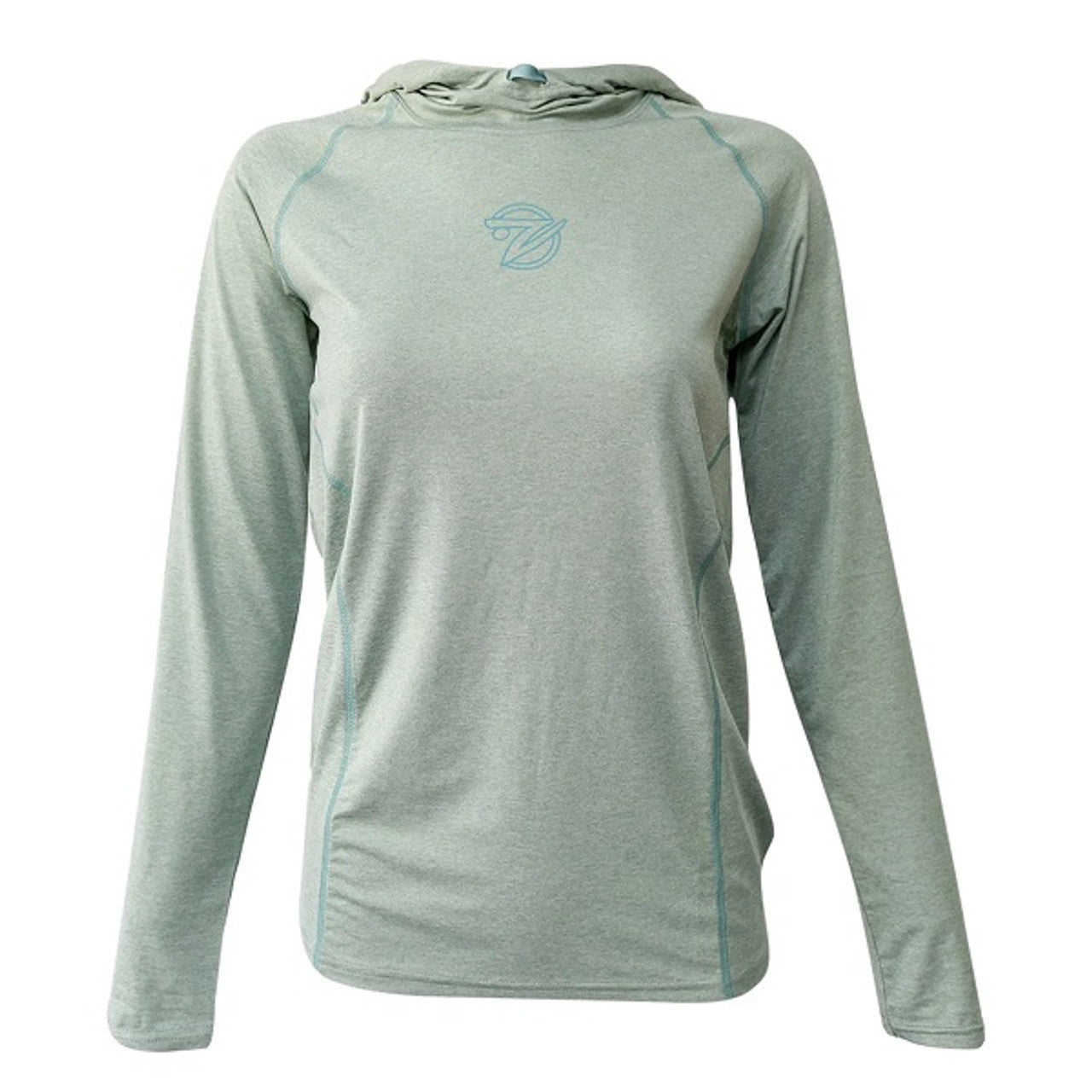 Sweat à capuche Gillz Coastline Performance pour femme - Gris brume