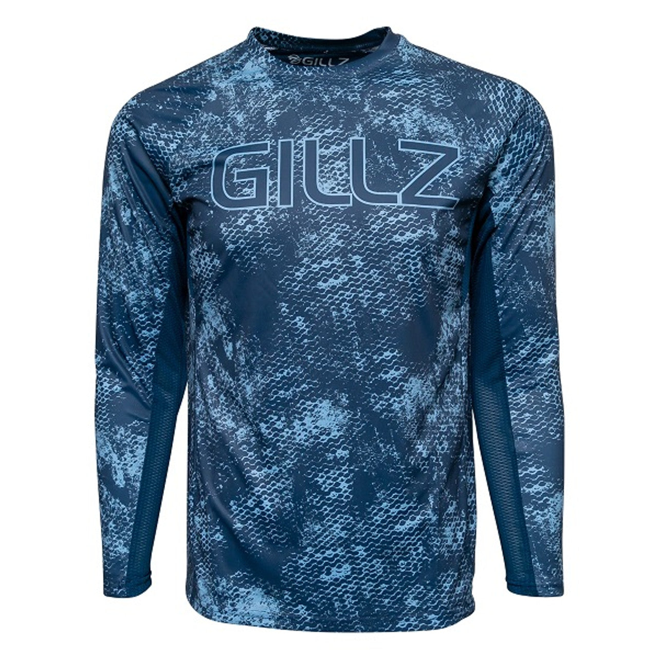 T-shirt de tournoi à manches longues Gillz pour homme – Blue Wing