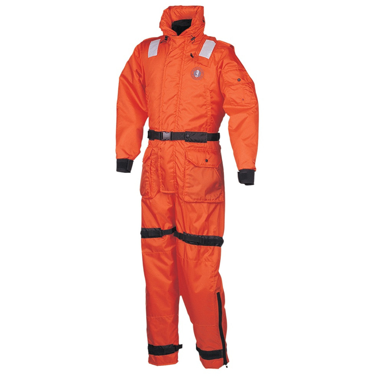 Mustang MS2175-2-M-206 Deluxe Anti-Exposure Coverall Work Suit - Orange - Medium