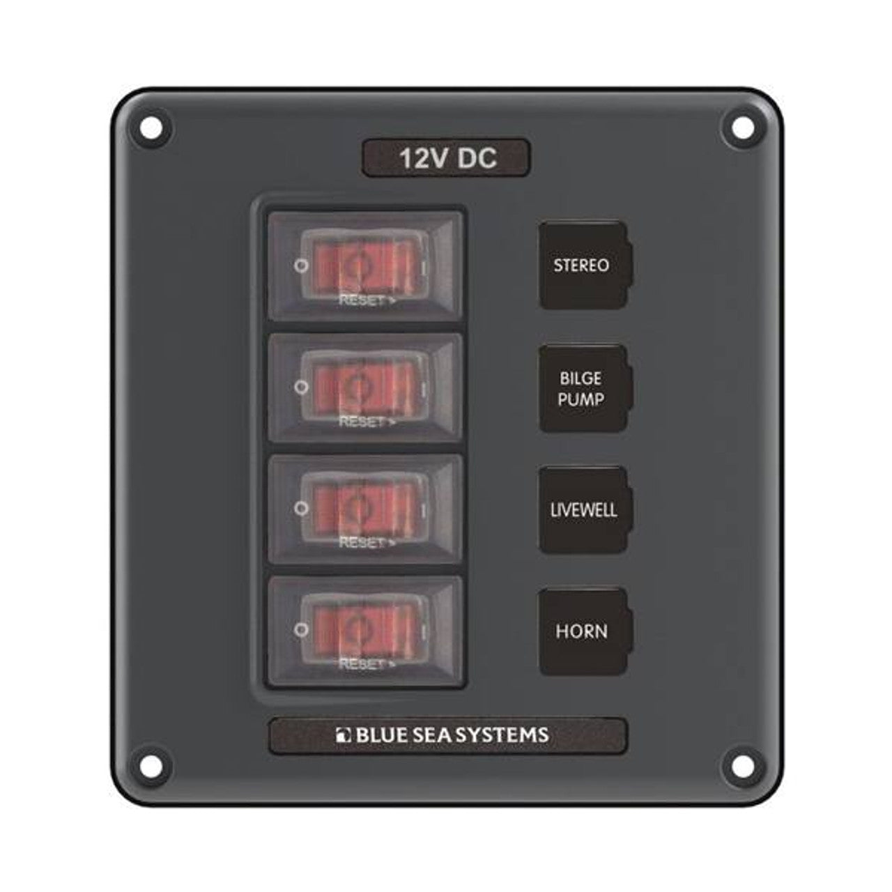 Blue Sea Switch Panel - 4-Position