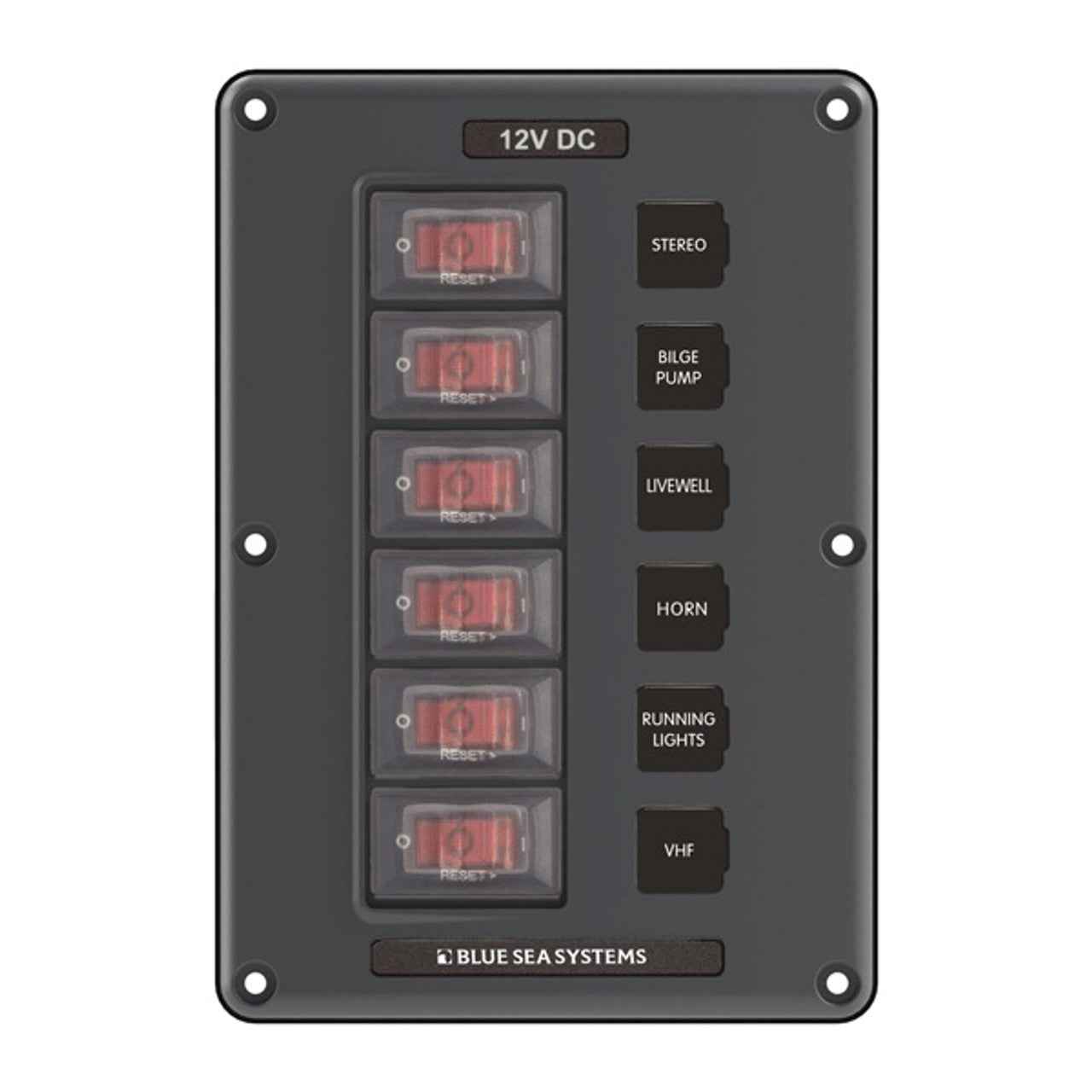 Blue Sea Switch Panel - 6-Position