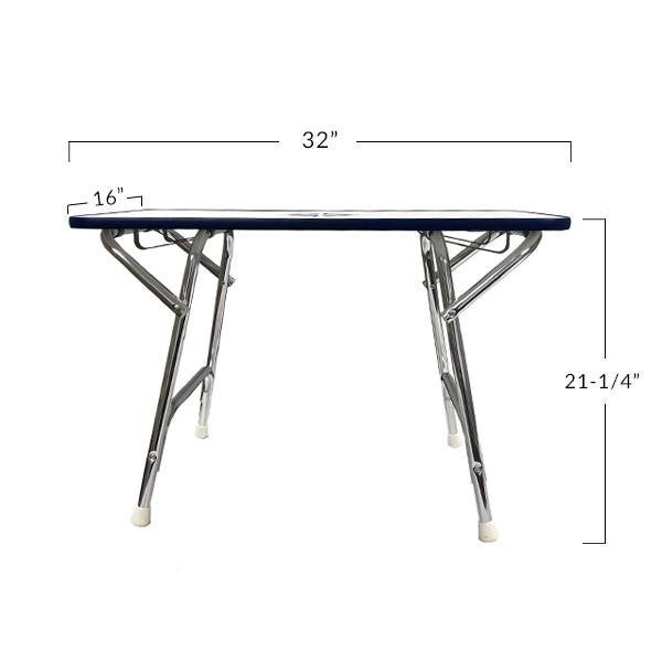 Rectangular Folding Deck Table