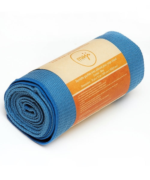Serviette de yoga chaude en silicone gaufré
