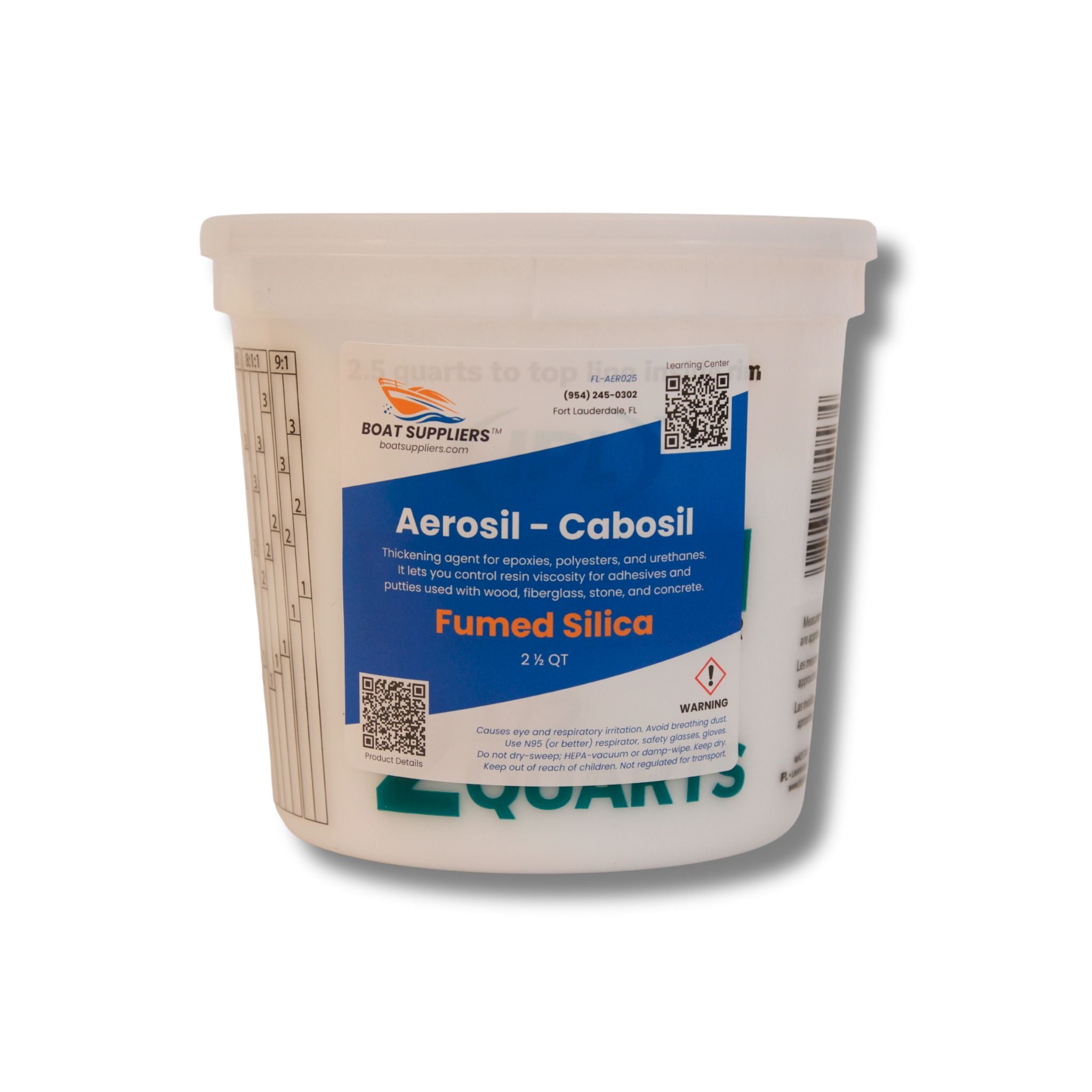 Boat Suppliers Fumed Silica 2.5 Quart