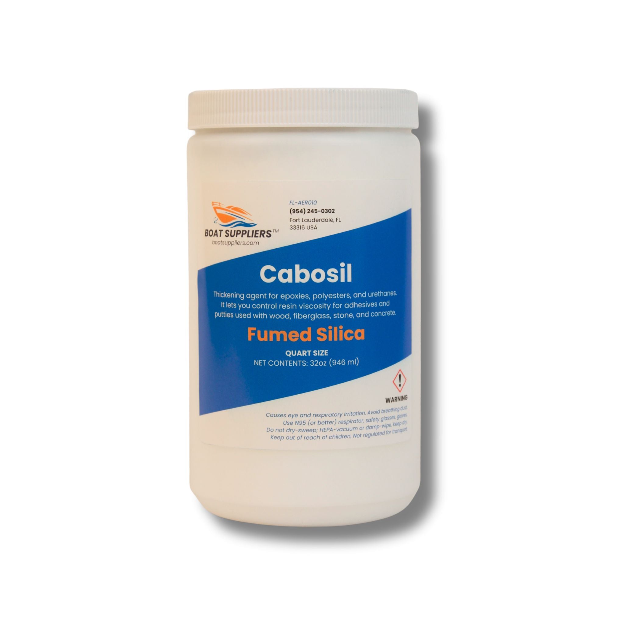 Boat Suppliers Fumed Silica - Quart