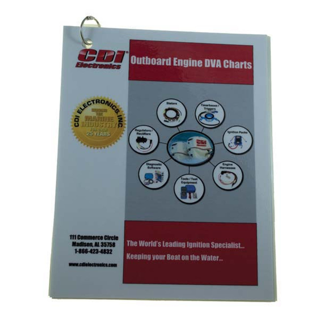 CDI 961-0003 Laminated DVA Charts