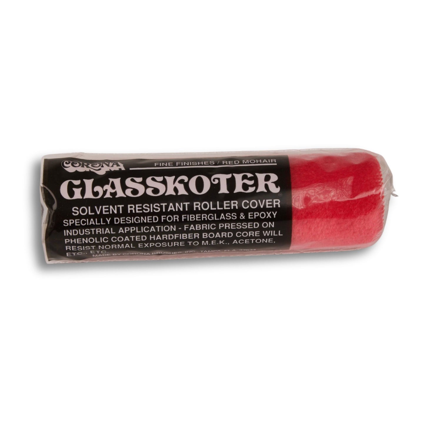 Corona Glasskoter R101F Red Mohair Roller
