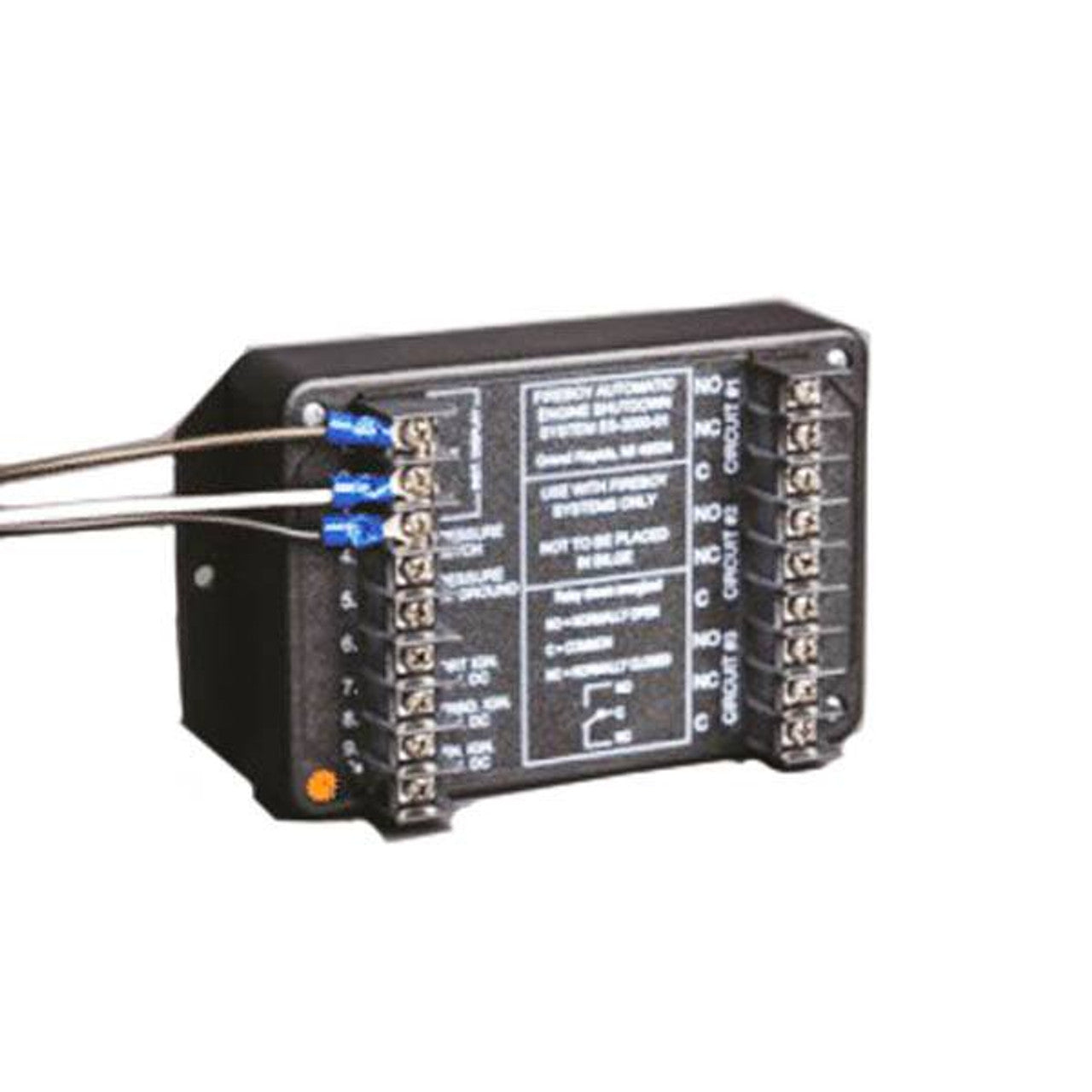 8 circuit with 8 20A relays - Time Delay - Square Display - ES-8015-02