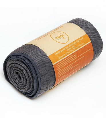 Serviette de yoga chaude en silicone gaufré