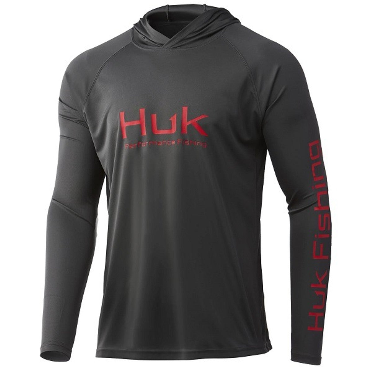 Sweat à capuche ventilé Huk Pursuit - Cendres volcaniques