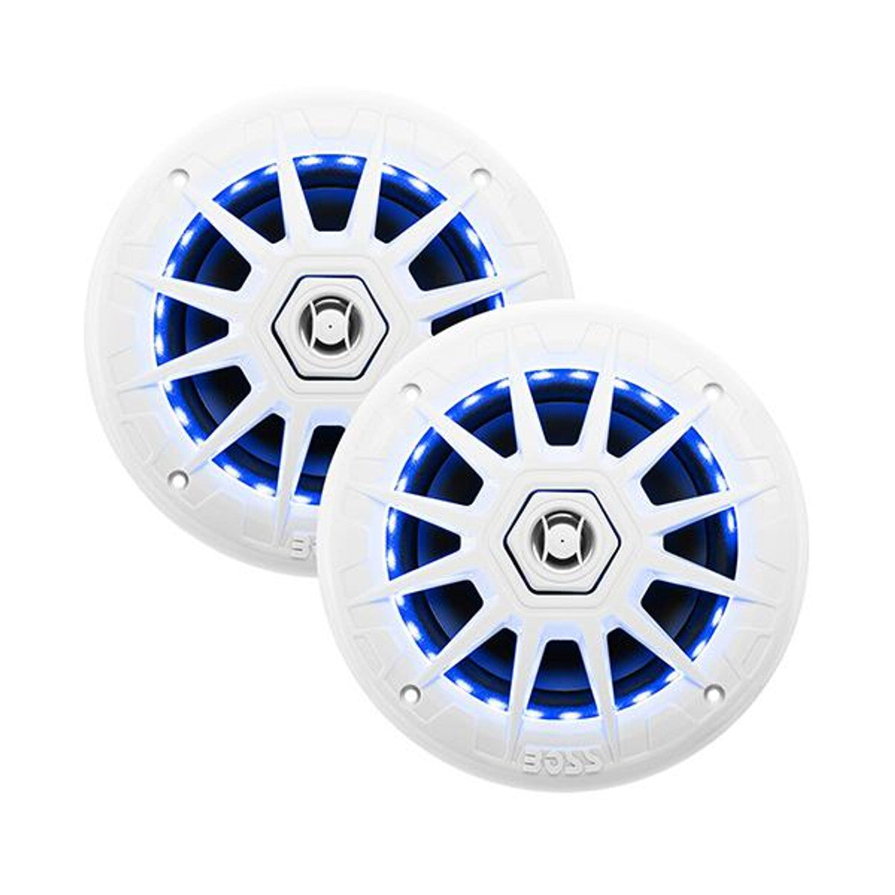 Boss Audio 6.5" Coaxial Marine Speakers w/RGB LED Lights