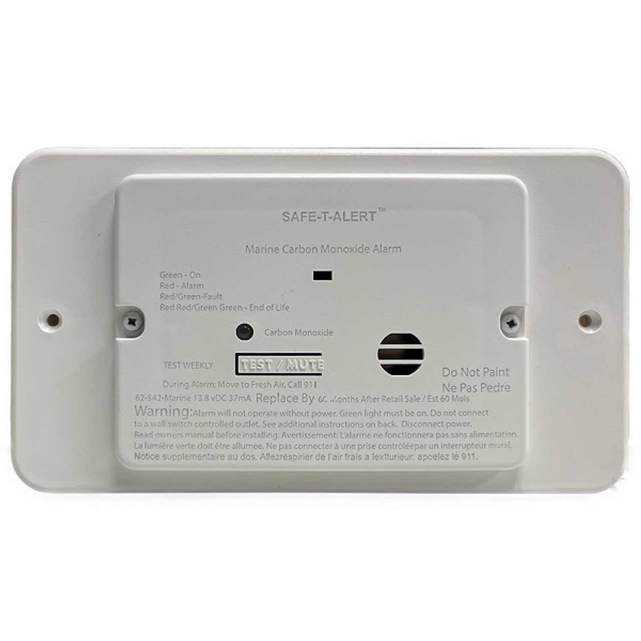 Safe-T-Alert 62 Carbon Monoxide Alarm