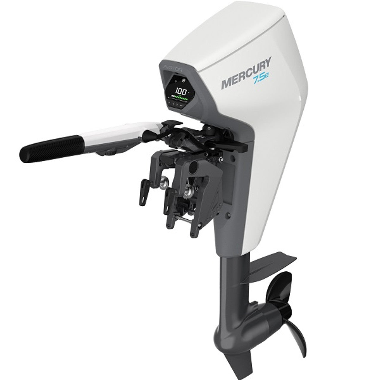 Mercury Avator 7.5e Tiller 3.5HP Electric Outboard Motor 25" Shaft 7.5EXLH